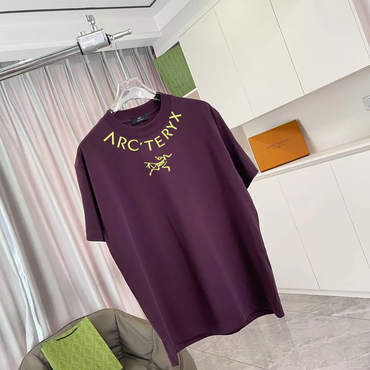 ARC'TERYX *2026 New Arrival logo t g Same Style Size：S M L XL XXL ：Black White Green Purple